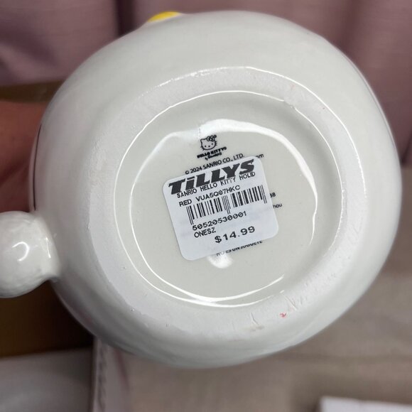 Hello Kitty Sculpted Ceramic Mug 16 Oz Christmas Holiday Design Gift Boxed NWB - Picture 6 of 9